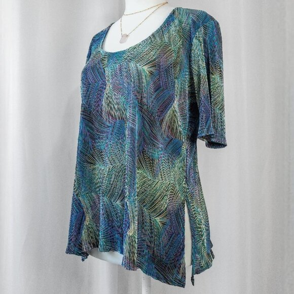 Y2K Asymmetrical Hem Blouse - Picture 4 of 6